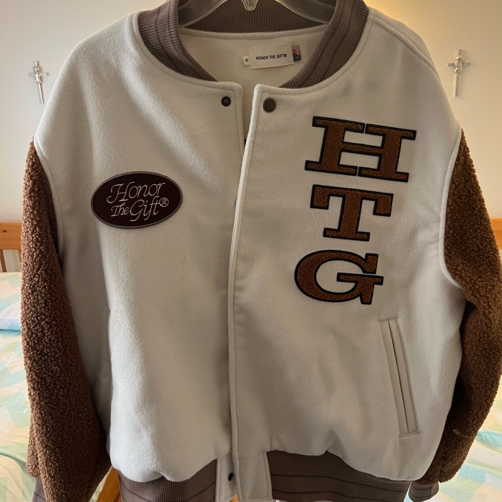 Honor The Gift varsity jacket
